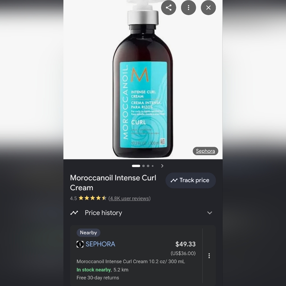 Moroccanoil Intense Curl Cream